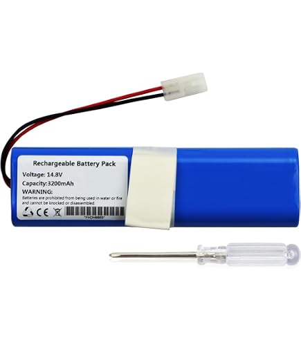 Batteria di ricambio Fit Rowenta RRR7635, RR7647, RR7675, RR7675WH, RRR7687, RR8567, RR8575, RRR8585, RRR8587, RRR8595, RR8597, X-Plorer 75, X-P. Serie lorer 95 (2600 mAh/37.44 Wh