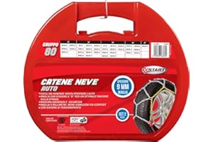 Start Ensemble de deux chaînes à neige de 9 mm d'épaisseur, groupe 80