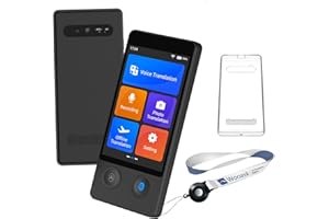 ‎WOOASK Wooask Sprachübersetzer Ohne Internet, Übersetzer Gerät Testsieger, Translator W12 Übersetzer Echtzeit 144 Sprachen mit sprachausgabe/Offline/Foto Sprachübersetzer für Reisen,Lernen und Business