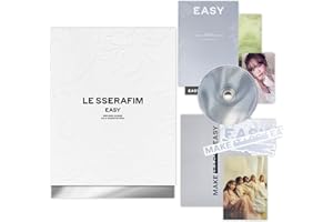 LE SSERAFIM - 3rd Mini Album [EASY] (Photobook Ver. - Vol.3 SHEER MYRRH) Outer Box + Booklet Photocard + Postcard + Sticker + Folding Poster + Lyric Book + 2 Pin Badges + 4 Extra Photocards