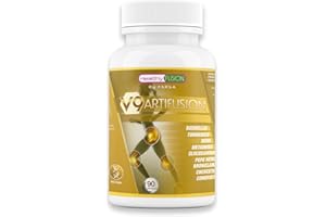 Healthy Fusion Potente antinfiammatorio | Analgesico per muscoli e articolazioni | Glucosamina + Condroitina + Curcuma | Elimina il dolori articolari e muscolari |90 Capsule