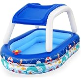 Bestway 7' x 61" x 52"/2.13m x 1.55m x 1.32m Sea Captain Family Pool