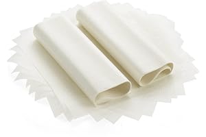 TsunNee Food Wrapping Paper, Waterproof Wax Paper, Oilproof Cake Wrappers, Gift Wrapping Paper for Crafting Cheese Nougat Chocolate, 9.8 x 8.6inches (White Alphabet Model)