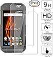 [2 Pack] Guran® Pellicola Protettiva ultra Resistente in Vetro Temperato per Cat S31 Smartphone Ultra Sottile Screen Protector Film