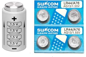 ADAPTADOR YASHICA ELECTRO Adaptador de batería (Adapter A) para KIEV 88 TTL Prisma + 4 Pilas Boton LR44