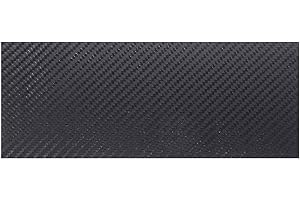 TuToy 100X250X (0.5-5) Mm Negro Mate Twill Fibra De Carbono Placa De Chapa Lámina Tejido De Fibra De Carbono Pannel Varios Espesor - 4Mm