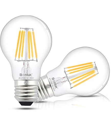 5 Stück E27 A50 LED Glühbirne DC12-24V 3W Glühbirnen Birne Warmes Weiß