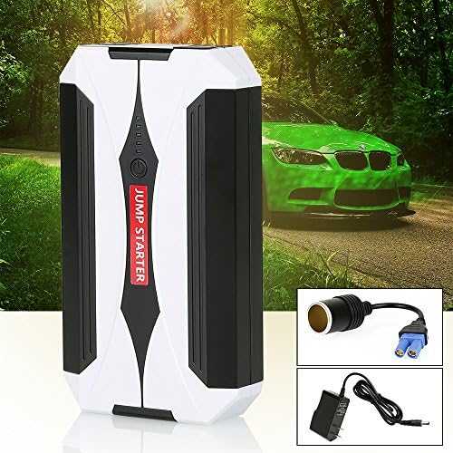 Zipom Portable Car Jump Starter 8000mAh 400A Peak Ampere Car Charger Power Bank Battery Booster,Portable Car Jump Starter,SOS LED Flashlight With Dual USB Ports,Multi Usage for Phone/Tablet Camera