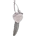 Widdop & Co. Feather and Heart Hanging Plaque Keepsake - Nan Guardian Angel - Thoughts of You Gift Idea