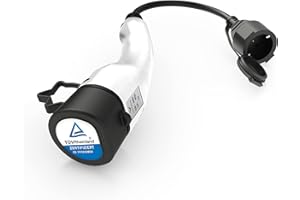 VOLTMOVE Adapter für EV Ladekabel Typ 2 auf Schuko, Einfaches Laden an Ladesäule/Wallbox trotz 230V Ladegerät, für e Scooter, e Roller, Pedelecusw. Nicht für V2L
