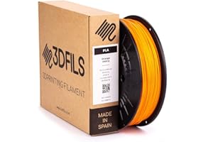 3DFILS - Filamento PLA para impresión 3D esFil PLA INGEO 3D850: 1.75 mm, 1 Kg, Naranja