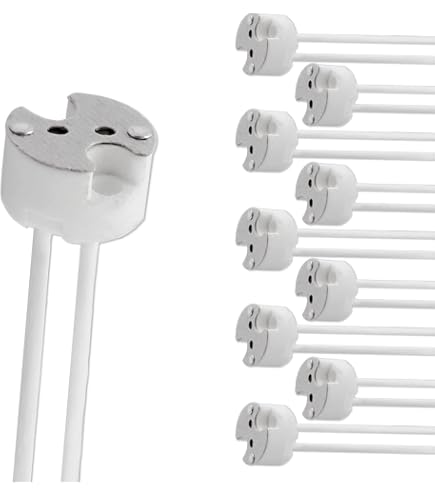 10 Adattatori Convertitore Lampada Da GU10 A MR16 GU5.3 – 230V A 230V, Presa Portalampada