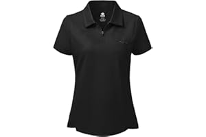 MoFiz Damen Poloshirts Kurzarm Baumwolle Polohemden Arbeit Polo Sommershirts Top