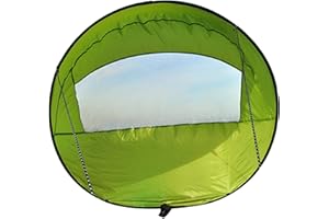 AMUSINGTAO Vela de viento para kayak, barco, vela de 42 pulgadas, con ventana transparente, canoas de viento para kayak, barco, velero, canoa, estilo plegable