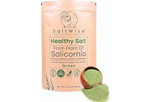 Sale Verde Saltwise – 50% Di Sodio In Meno, Sostituto Del Sale Di Origine Vegetale, Salicornia Disidratata Al 100%, Umami Naturale, Senza Additivi (7,05 Ounce / 200 Gram)