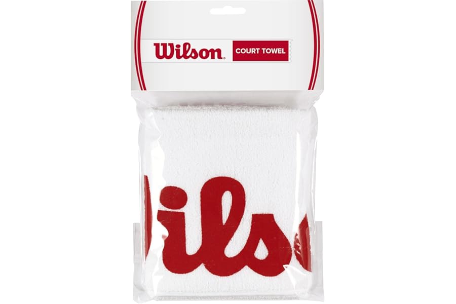 Wilson Wilson Court Towel - White/Red, N/A
