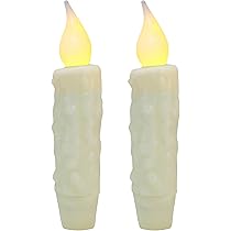 CVHOMEDECO. Bougies En Cire Véritable, Trempées à La Main, Fonctionnant