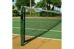 GANA SPORT Rete Tennis Regolamentare da gara con nastro superiore in cotone - filo mm 4