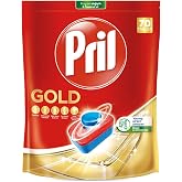 Pril Gold Bulaşık Makinesi Deterjanı Tableti 70 Adet , Gold 70 Tablet