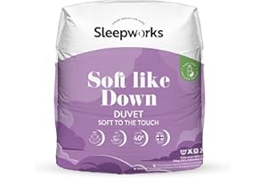 Sleepworks 16.5 Tog Extra Warm Luxury Hotel Quality Soft Like Down King Bed Size Microfibre Duvet Quilt, Soft Touch, Heavy Autumn & Winter By Littens