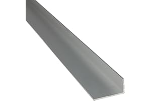 LANGLITZ METALLE Profilé d'angle en aluminium anodisé Argenté de 1 à 2 m L.