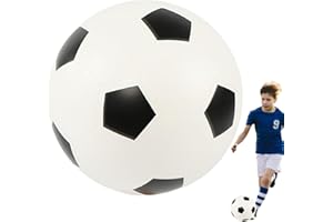 DUQULLE Ballon De Football Silencieux, Ballon De Football en Mousse Éponge Douce Haute Densité, Ballon Silencieux D'intérieur, Ballon D'entraînement Silencieux sans Bruit pour des Heures De Plaisir, 21 Cm