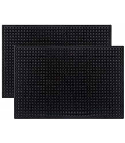 Preboun Tiki Bar-Matte – 30x15 Cm, Dickes Gummi, Fluoreszierend, Rutschfest Für Küche & Bar