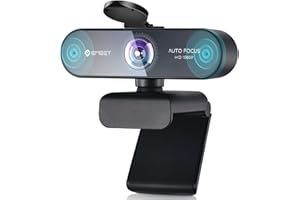‎EMEET EMEET Webcam 1080P - NOVA Webcam mit Autofokus, Full HD Webcam mit 96° Weitwinkel und 2 Mikrofon mit Rauschunterdrückung, Automatische Lichtkorrektur, für Linux, Mac OS X, Konferenz