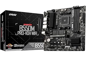 MSI B550M Pro-VDH WiFi Carte mère AMD B550 Emplacement AM4 Micro ATX