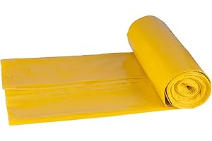 DONAU ECO 22025432-06 - Sacchetti per la spazzatura, 120 l, resistenti per metallo e plastica, 10 sacchetti per la spazzatura, 1 rotolo, sacchetto per la spazzatura, con angelo blu certificato, 100%