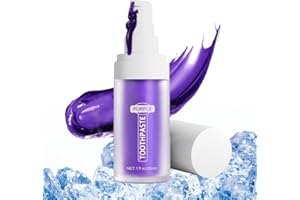 DENDAWEN Morada Blanqueador Dental, Obsessive Pasta De Dientes Blanqueante,Pasta Dental Morada Remoción De Manchas Dentales