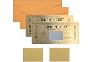 HABNI 2 pezzi Biglietto d'oro gratta e vinci | Golden Ticket | Regalo viaggio sorpresa | Biglietto da grattare Carta d'imbarco sorpresa destinazione personalizzata, carta regalo, biglietto aereo