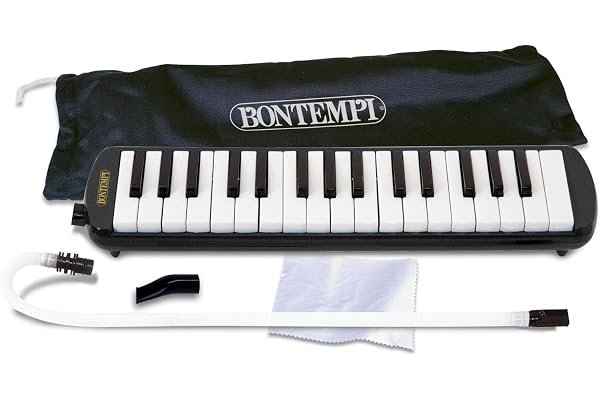 Bontempi- Mélodica, 333250, Noir/Blanc