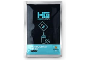 Hair Genetics Advanced Keratin Hair Building fibres Large 22g Refill Pack(Medium Brown)