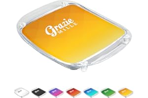 WIRKSAMWERBEN Vassoio per monete, Vassoio per il pagamento contante, Vassoio portamonete completamente assemblato, acrilico, giallo, antiscivolo