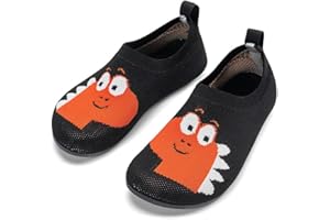 KOWAYI Enfants Garçons Pantoufles Barefoot, Filles Chaussures Barefoot souples, Chaussures de bain légères, Chaussures d'apprentissage de la marche mignonnes pour bébés