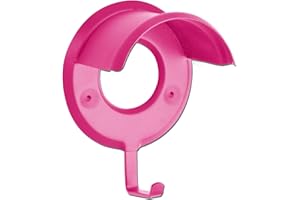 White Horse Equestrian Bridle Hook Pink