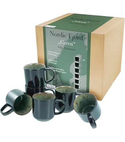 CreaTable, 20166, Nordic Fjord Green Series, 16-Piece CreaTable, 20166, Nordic Fjord Green Series, 16-Piece