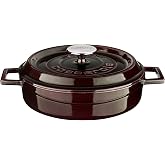 Lava Metal Premium Serisi - D&ouml;k&uuml;m &Ccedil;ok Ama&ccedil;lı Tencere, Yuvarlak, 24 cm, Majolik Mor