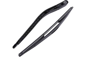 Qiilu Spazzola Braccio + Lama Tergicristallo Posteriore Auto per Vauxhall Opel Zafira A 1998-2005