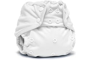 KANGA CARE Rumparooz One Size Snap Cloth Diaper Cover, White