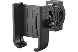 Honszex Soporte Movil Patinete Electrico, Soporte Movil Bicicleta, Soporte Móvil Moto, Accesorios Para Patinete Electrico y Bicicleta, 360 ° Ángulo de Visión Ajustable, Compatible con 4,7-7,2 "