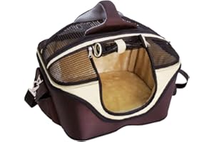 Croci FAST & EASY 2 in 1 - Trasportino Gatto e per Cani Taglia Piccola 49x40x35 cm (Max 15 kg) - Borsa Porta Cane, Gatti o Coniglio con Tracolla da Trasporto, Zaino per Animali Domestici (Misura M)