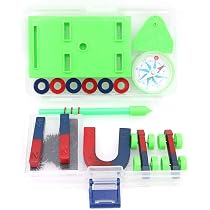 Tanstic Kit Di Scienza Magnetismo 29 Pezzi - Esperimenti Di Elettromagnetismo E Fisica Per Bambini, Set Educativo Con Magneti E Bussole