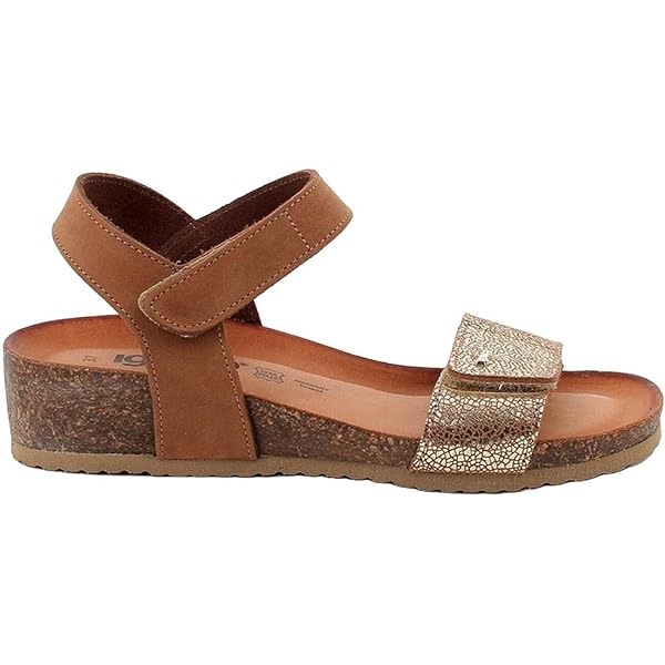 Sandali Donna IGI&CO Antibes - In Pelle, Chiusura A Strappo, Stile Casual - Foto 2