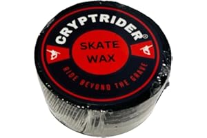 CRYPTRIDER Skate Wax – Compact Skateboard Wax for Grinds and Slides on Curbs, Rails and Ledges