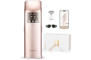 SALLOOT 2025 New Laser Hair Removal Device, 25J Triple-Pulse Permanent IPL Hair Removal Device for Ingrown & Coarse Hair, 37°F Painless Sapphire Ice Cooling Hair Removal for Legs, Facial, Armpits, Bikini