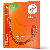 Pitbull Strings Gold Series GAG L PB Light Takım Tel - Yeni Seri Akustik Gitar Teli 012-053
