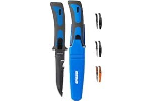 Cressi Vigo Knife - Coltello Professionale Subacqueo per Immersioni e Apnea