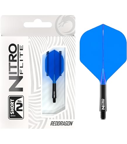 Condor Axe Standard Neon Orange – 3 Ailerons, Tige S 21,5mm, Fléchettes
